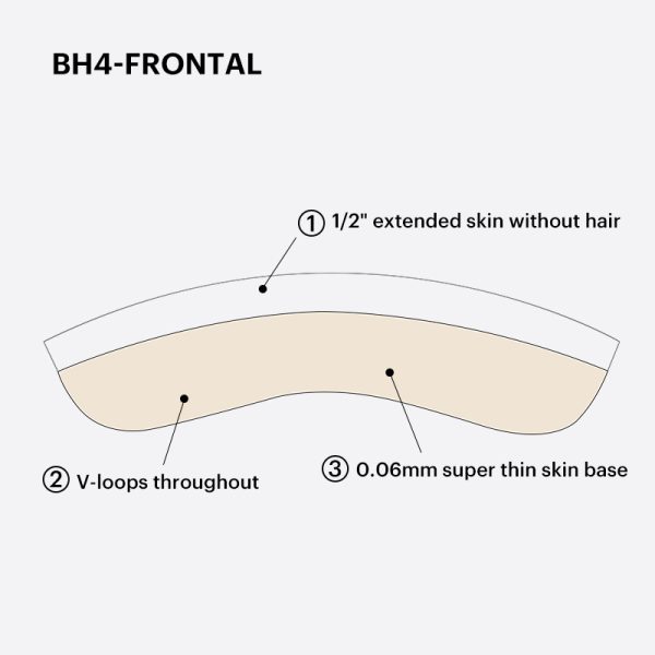 BH4-FRONTAL hair system