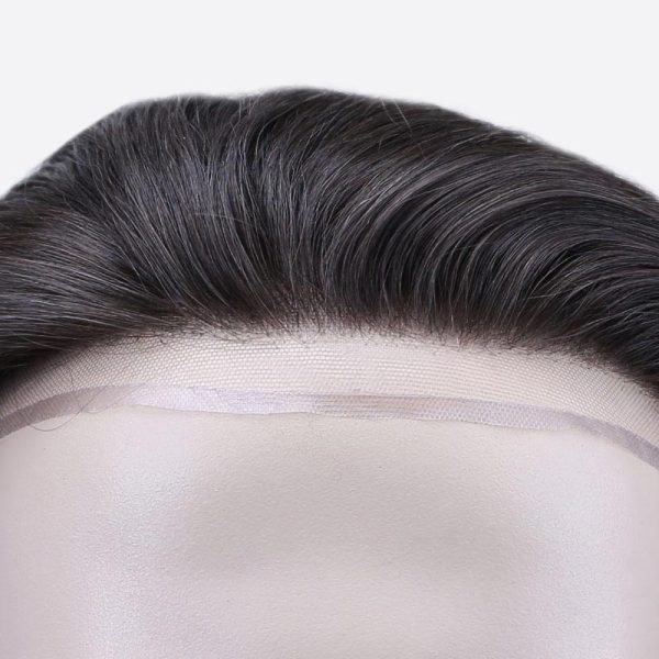 BH8 Lace Front Toupee Is A Lace Front And Skin Hairpiece From Bono Hair