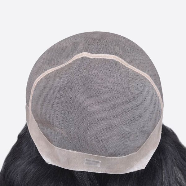 BLW954520 Men's Full Cap Hair System Is Fine Mono Hairpieces From Bono Hair