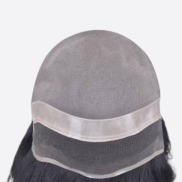 BLW954520 Men's Full Cap Hair System Is Fine Mono Hairpieces From Bono Hair