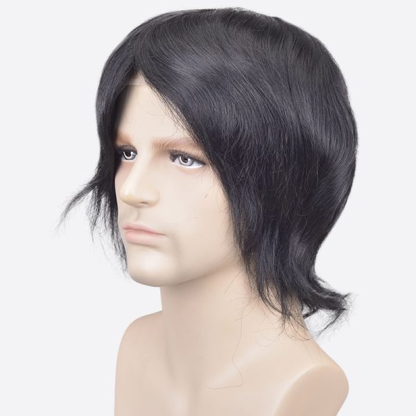 BLW954520 Men's Full Cap Hair System Is Fine Mono Hairpieces From Bono Hair