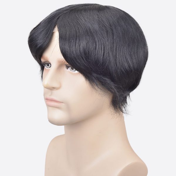 BLN465810 Fench Lace Men's Toupee Is Custom Hair Replacement Systems From Bono Hair
