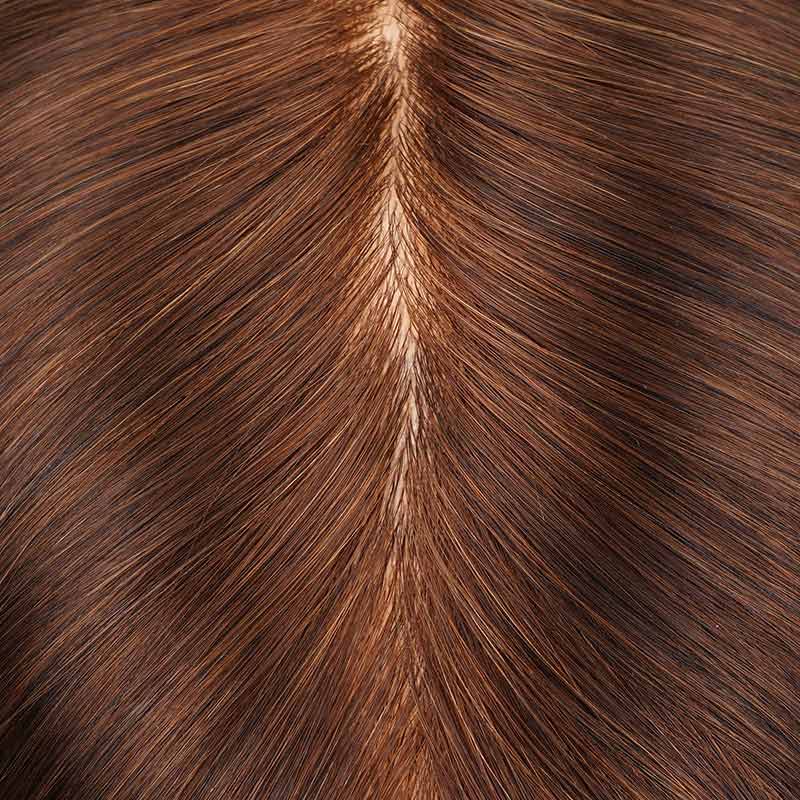 BH6-W Women Long Hair System Made By Poly Hair Replacement Warehouse From Bono Hair
