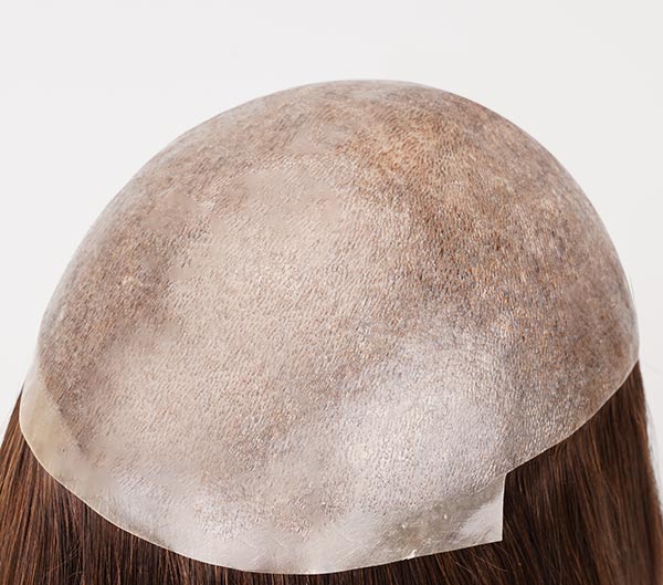 BH6-W Women Long Hair System Made By Poly Hair Replacement Warehouse From Bono Hair