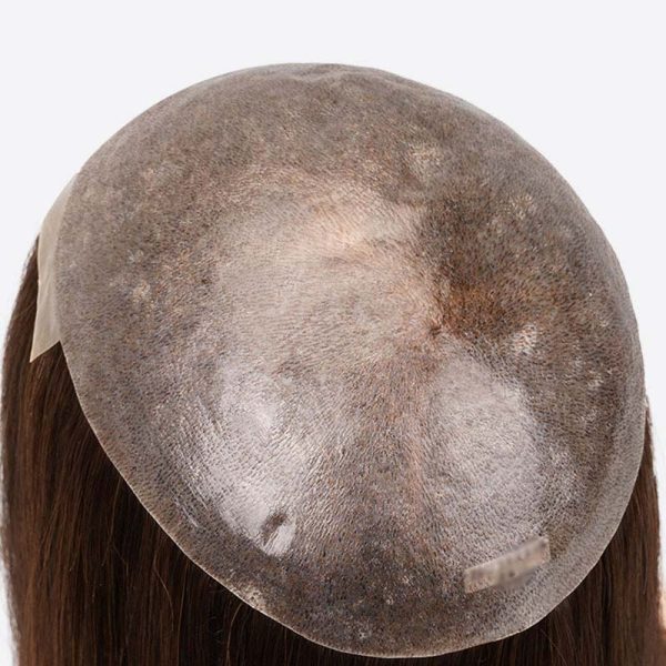 BH6-W Women Long Hair System Made By Poly Hair Replacement Warehouse From Bono Hair