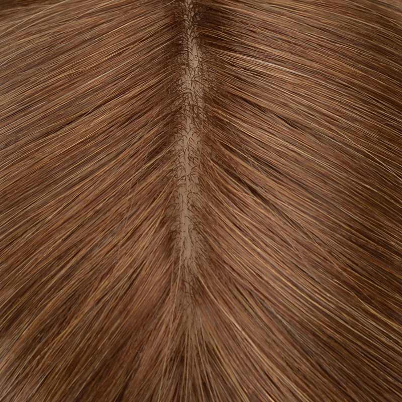 BLN68801 Clip On Toupee Is A Silk Top Hair System From Bono Hair