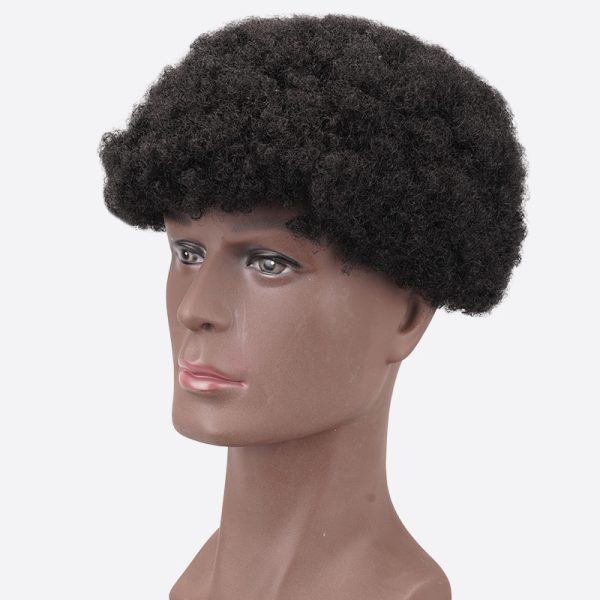 BH6D AFRO Men's Afro Wigs Are Black Men's Toupee Hair Pieces From Bono Hair