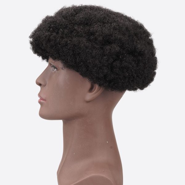 BH6D AFRO Men's Afro Wigs Are Black Men's Toupee Hair Pieces From Bono Hair