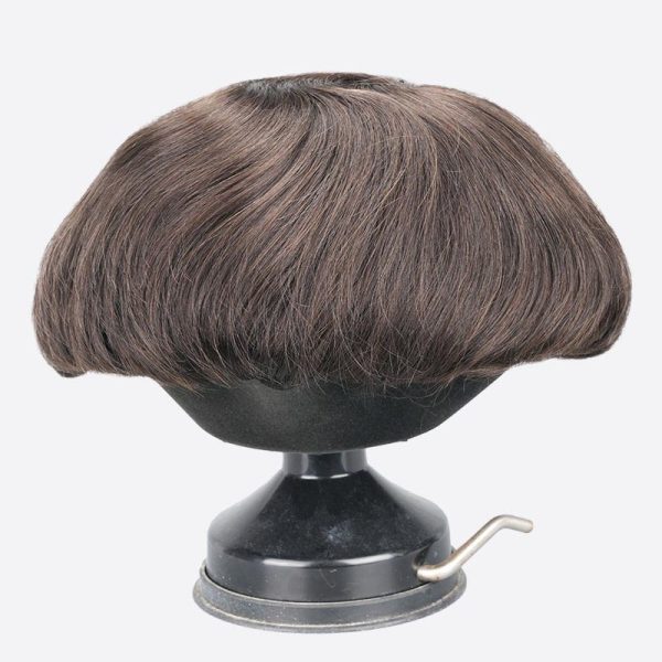 Ex-Australia Skin Lace Hair System Is Poly Around Hair Replacement From Bono Hair
