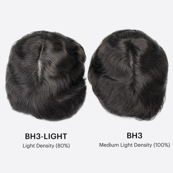 BH3 0.03mm Ultra Thin Skin Hair Systems for Men Human Hair Toupee Suppliers (3)