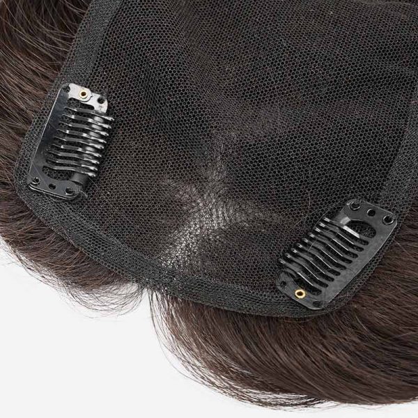 HEIDI Clip In Human Hair Topper Is A Lace Top Hair Topper From Bono Hair