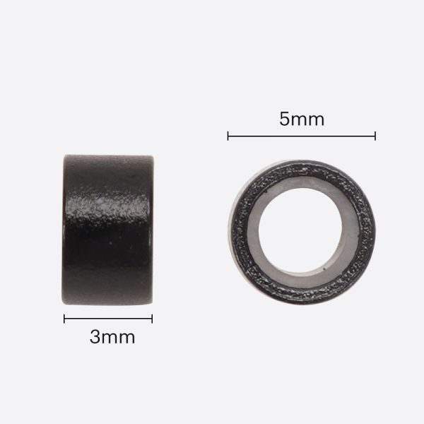 Micro Rings And Silicone Lined Aluminum Link Beads From Bono Hair