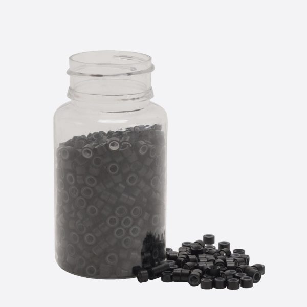 Micro Rings And Silicone Lined Aluminum Link Beads From Bono Hair