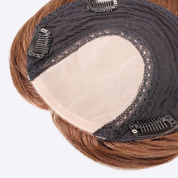 STELLA Silk Base Human Hair Topper Is Hidden Crown Topper From Bono Hair