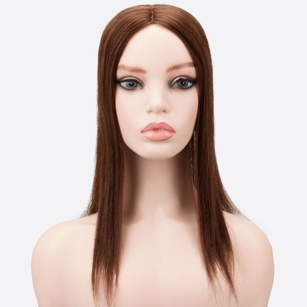 STELLA Silk Base Human Hair Topper Is Hidden Crown Topper From Bono Hair