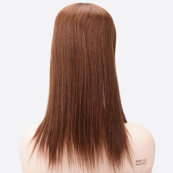 STELLA Silk Base Human Hair Topper Is Hidden Crown Topper From Bono Hair