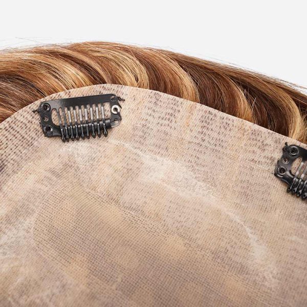 NOA Human Hair Silk Top Topper Is Highlighted Hair Topper From Bono Hair5