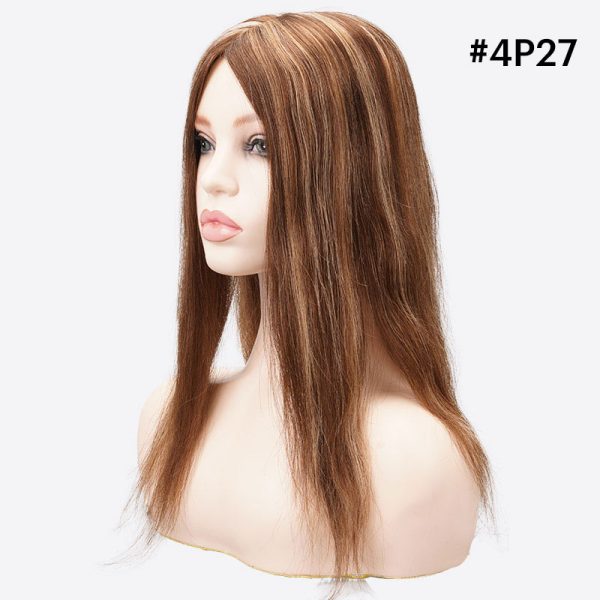 NOA Human Hair Silk Top Topper Is Highlighted Hair Topper From Bono Hair8