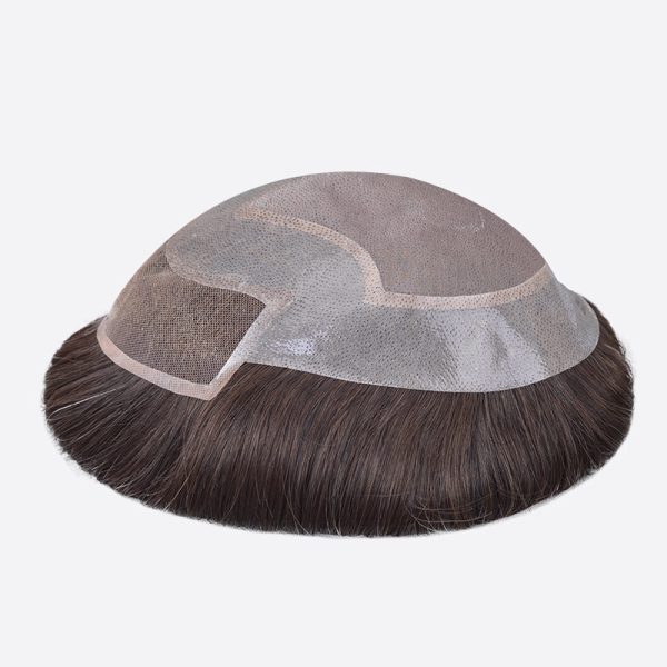 BLN759020 Men's Toupee with Lace Front Is Mono Top Hair System From Bono Hair2