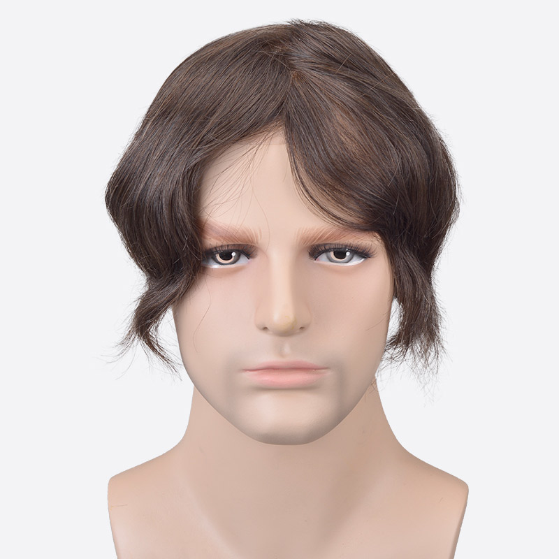 BLN759020 Men's Toupee with Lace Front Is Mono Top Hair System From Bono Hair4