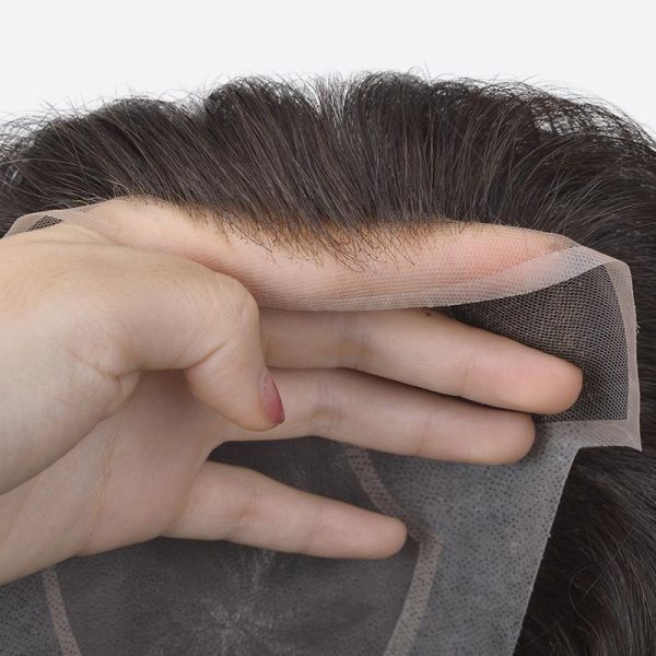 BLN759020 Men's Toupee with Lace Front Is Mono Top Hair System From Bono Hair7
