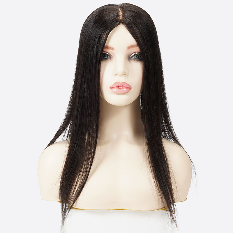 EVE Silk Top Hair Topper Is Women's Topper With Clips From Bono Hair4