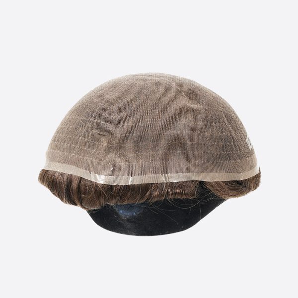 BH2F Full Lace Human Hair Toupee Is Stock Men's Hair From Bono Hair1