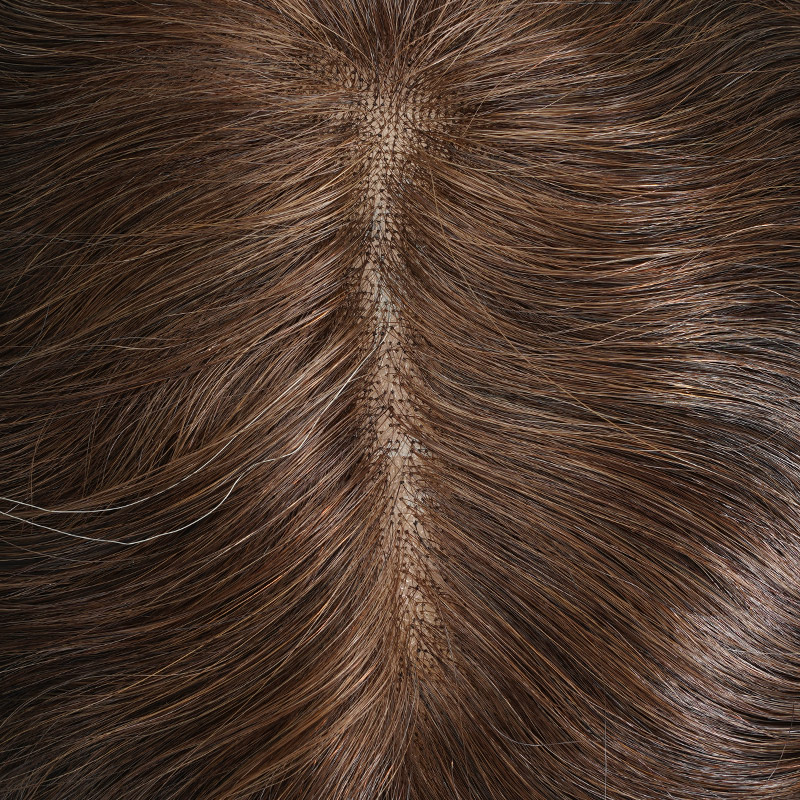 BH2F Full Lace Human Hair Toupee Is Stock Men's Hair From Bono Hair5