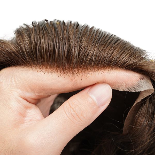 BH2F Full Lace Human Hair Toupee Is Stock Men's Hair From Bono Hair6