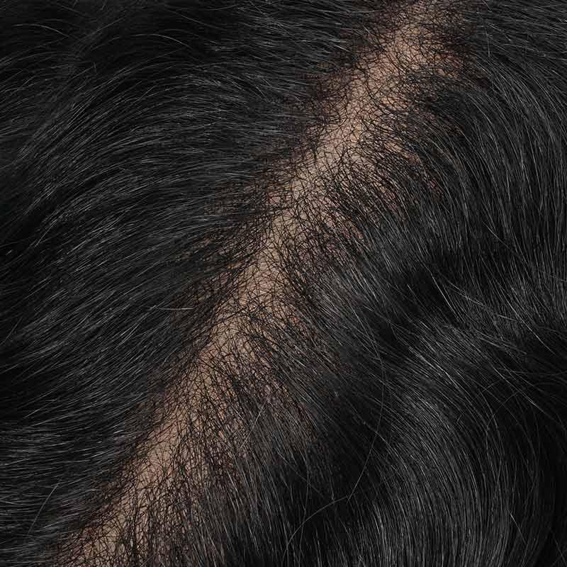 BH9A Super Fine Welded Mono Toupee Is Full Mono Hairpieces For Men From Bono Hair6