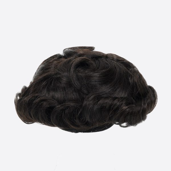 HOLLYWOODME Fine Mono Toupee Is French Lace Front Hair System From Bono Hair4
