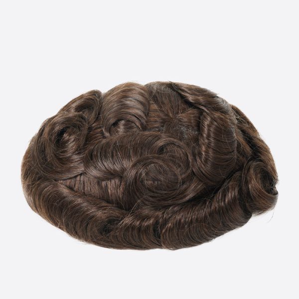 HOLLYWOODME Fine Mono Toupee Is French Lace Front Hair System From Bono Hair7
