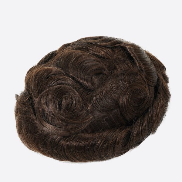 HOLLYWOODME Fine Mono Toupee Is French Lace Front Hair System From Bono Hair8