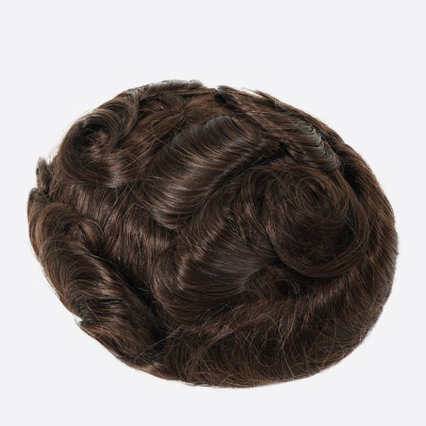 HOLLYWOODME Fine Mono Toupee Is French Lace Front Hair System From Bono Hair9