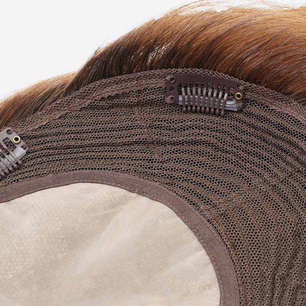 LIVIA Silk Top Topper For Thinning Is Mono Front Silk Hair Topper From Bono Hair5