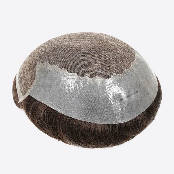 L6ME Stock French Lace Hair System Is Men's Toupee Hair Suppliers From Bono Hair3