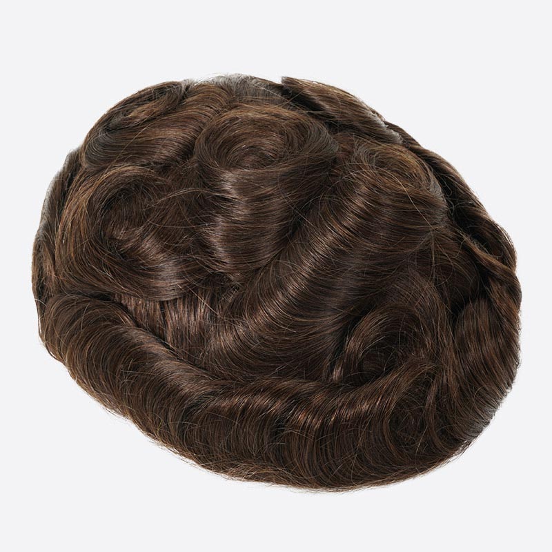 L6ME Stock French Lace Hair System Is Men's Toupee Hair Suppliers From Bono Hair9