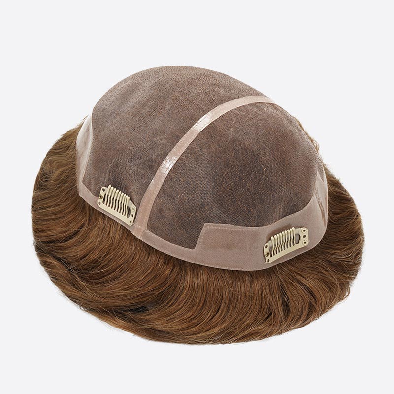 3-BWN766040 Fine Mono Hair Pieces Is Toupee Wholesale From Bono Hair
