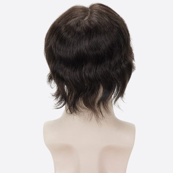 10BH3 plus 0.03mm Ultra-Thin Skin Toupee Is Single Split Knots Hair Pieces From Bono Hair