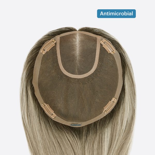 1ZeoPure Human Hair Topper Is Antimicrobial Hair Systems From Bono Hair