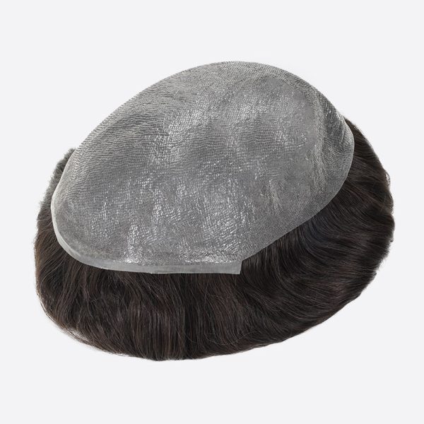 2BH3 plus 0.03mm Ultra-Thin Skin Toupee Is Single Split Knots Hair Pieces From Bono Hair