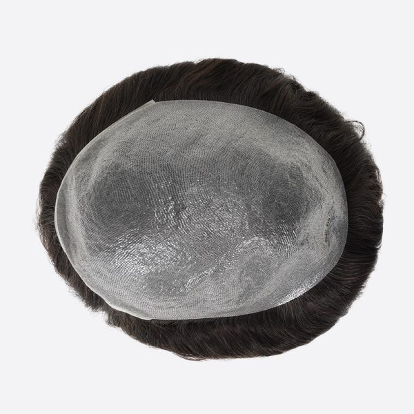 4BH3 plus 0.03mm Ultra-Thin Skin Toupee Is Single Split Knots Hair Pieces From Bono Hair