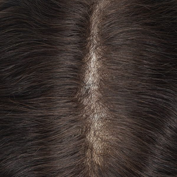 6BH3 plus 0.03mm Ultra-Thin Skin Toupee Is Single Split Knots Hair Pieces From Bono Hair