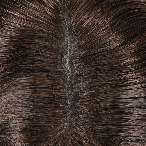 6BH4M Men's Skin Hair System Is Medium Density V-loop Hair Toupee From Bono Hair