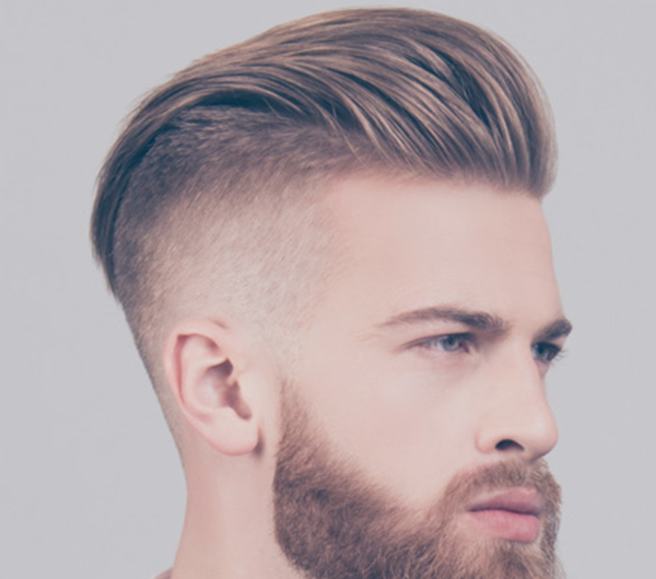 Pompadour with Undercut-2025 Best Toupee Haircuts & Hair Styles For Men Wig