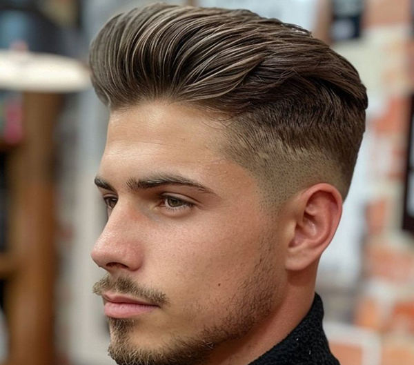 Slick Back-2025 Best Toupee Haircuts & Hair Styles For Men Wig