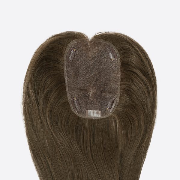1Maddy Women's Hair Replacement System Is Human Hair Topper Hand-Tied From Bono Hair
