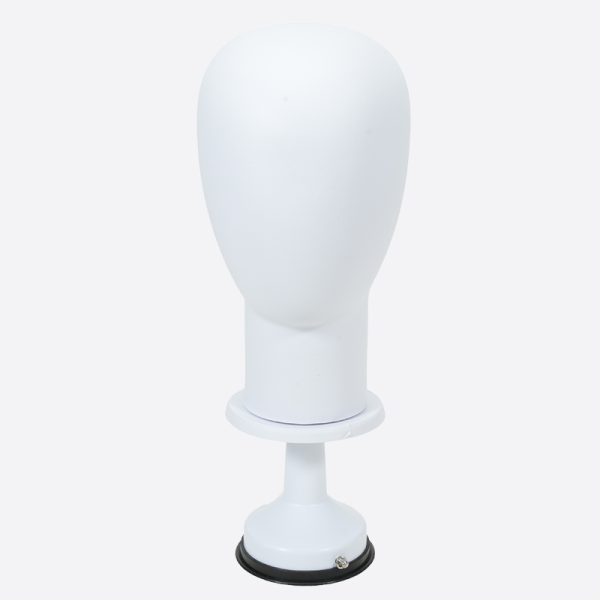1White Artificial Leather Mannequin Is Mannequin Head From Bono Hair