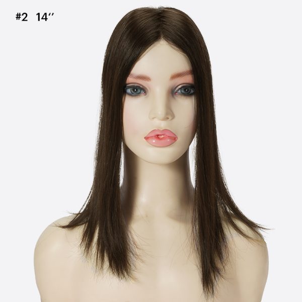 5Maddy Women's Hair Replacement System Is Human Hair Topper Hand-Tied From Bono Hair