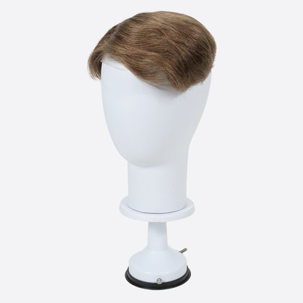 6White Artificial Leather Mannequin Is Mannequin Head From Bono Hair